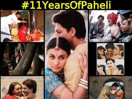 11 Years Of Paheli: Beautiful Unseen Pictures Of Shahrukh Khan, Rani Mukerji & Big B From The Sets!