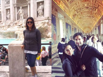 Sunny Leone Visits The Vatican With Her Husband Daniel Weber!
