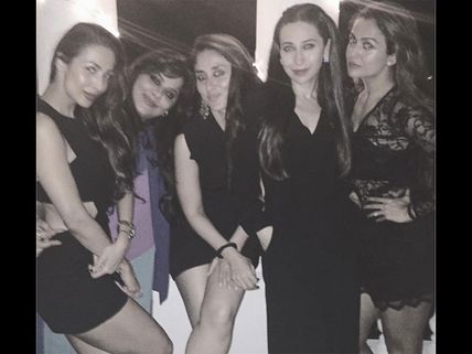 Too Much Hotness In One Frame! Kareena Kapoor, Karisma Kapoor, Malaika & Amrita's Party Picture