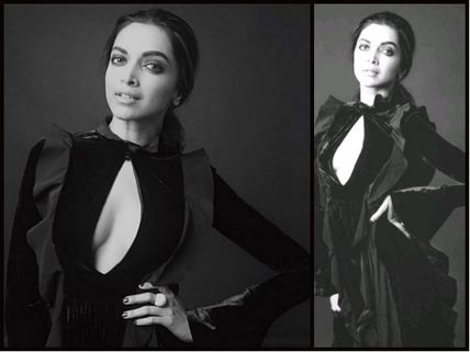 Bold In Black! Deepika Padukone Propagates Charm In Her New Photoshoot [Pictures] 