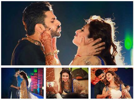 NEW PICS: Divyanka Tripathi & Vivek Dahiya Had A Gala Time At Their Sangeet Ceremony