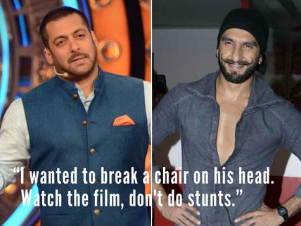I Wanted To Break A Chair On His Head: Says Salman Khan On Ranveer Singh’s Sultan Dance!