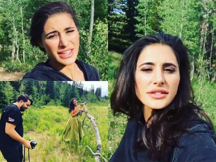 Mesmerizing! Nargis Fakhri's Photoshoot From The Storm Mountain In Utah, America