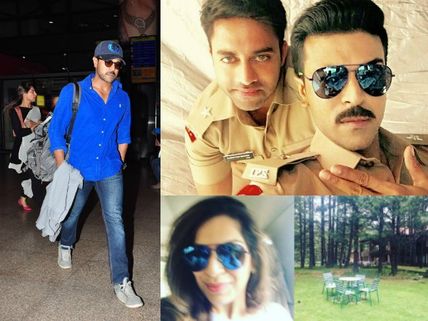 Ram Charan Wraps Up Dhruva's Latest Schedule, Snippets From Shoot & Airport Spotting