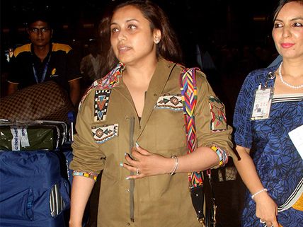 OMG! Rani Mukerji Spotted At The Airport Sans Adira; Looks Shockingly Different [Latest Pictures]