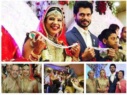 Ex-Bigg Boss Contestant Sambhavna Seth Ties The Knot With Beau Avinash Dwivedi [PICS]