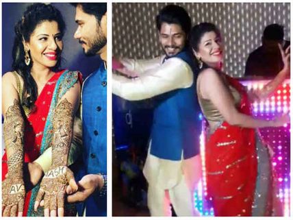 Ex-Bigg Boss Contestant Sambhavna Seth Dances With Avinash Dwivedi At Her Mehndi Ceremony (PICS)