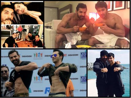 What A Chemistry! 20 Hot Pictures Of Varun Dhawan & John Abraham That Make Dishoom A Must Watch!