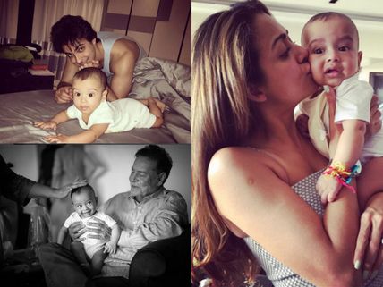 Arpita Khan & Aayush Sharma Share Cute & Adorable Pictures Of Baby Ahil!