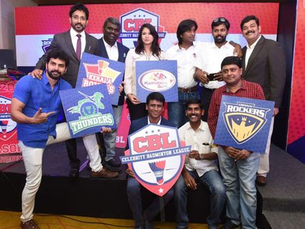 Celebrity Badminton League Flagged Off 