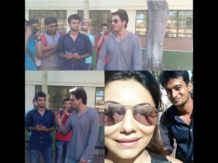 Awww! Shahrukh & Gauri Khan Spotted In Los Angeles In An Ecstatic Mood [New Pictures]