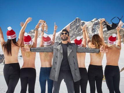 Lucky Chap! Ranveer Singh Shares A Picture With Topless Young Women