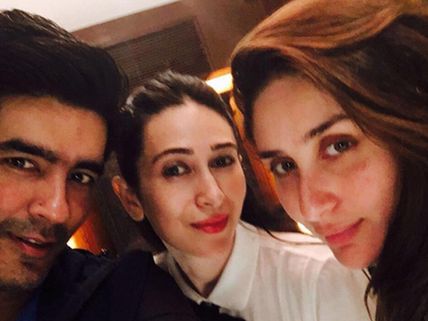 Hottest Trio Of B-town! Kareena Kapoor Khan Spotted Chilling Out With Karisma & Manish Malhotra! 