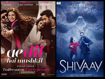 Ae Dil Hai Mushkil Vs Shivaay: First Weekend (3 Days) Box Office Collection Report! 