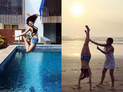 Bikini Diaries! Amyra Dastur Does A 'Full Flip' On The Beach
