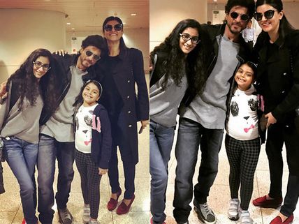 Pictures: Shahrukh Khan Bumped Into Sushmita Sen At The Airport & What He Did Next Is Worth A Praise