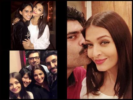 MUST SEE! Aishwarya Rai Bachchan Gets A 'Birthday Kiss' & It's Not From Abhishek Bachchan [Pictures]