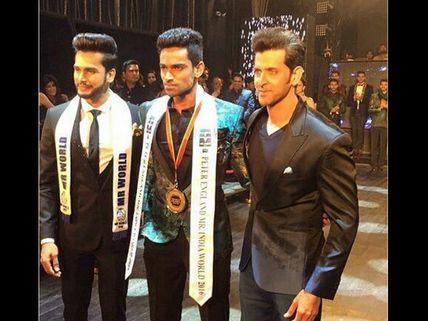 Hrithik Roshan Announces Vishnu Raj Menon as Mr India 2016 Winner!