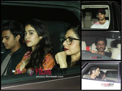 WOAH! Jhanvi Kapoor & Her Boyfriend Attend Dear Zindagi Screening With Sridevi & Boney Kapoor [Pics]