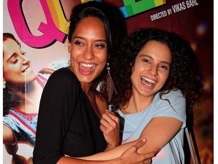 Lisa Haydon Didn't Get Along Well With Kangana Ranaut During The Shoot of Queen!