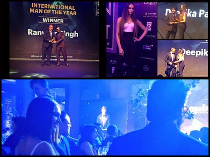 OH MY! Ranveer Singh KISSES Deepika Padukone At Esquire Awards 2016 [Latest Pictures]