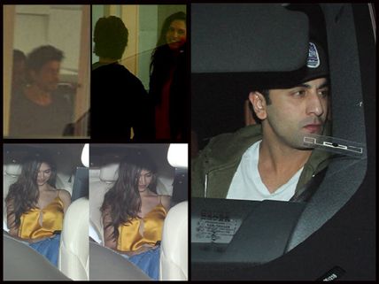 Pictures: SRK, Deepika Padukone, Ranbir Kapoor, Parineeti & Others Spotted At Karan Johar's Bash!