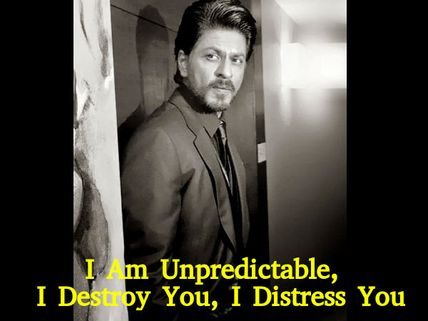 Shahrukh Khan's STRANGE Take On Love: Says, 'I Am Unpredictable, I Destroy You, I Distress You' 