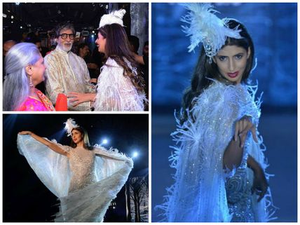 OH MY! Shweta Bachchan Nanda Walks The Ramp & The Bachchans Cheer For Her [Pictures]