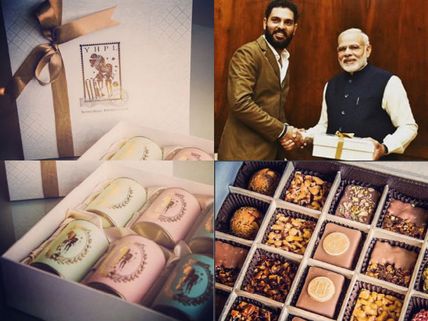 See Here! Pictures Of Yuvraj Singh & Hazel Keech’s Wedding Card & Sweets!