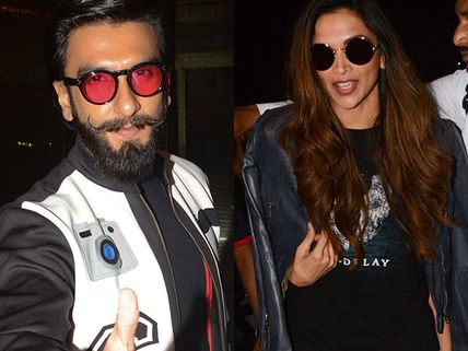Wow! Ranveer Singh & Deepika Padukone Spotted Leaving For Dubai; Look Adorable