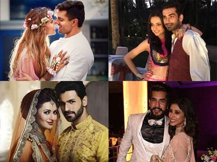 #BestOf2016: Mohit-Sanaya, Divyanka-Vivek, Suyyash-Kishwer & Other Television Weddings Of The Year!
