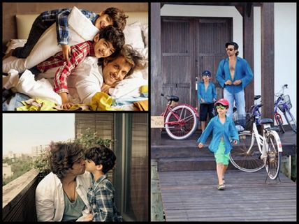 Forget SRK & AbRam! Hrithik Roshan's New Photoshoot With Kids Hrehaan And Hridaan Is A Chocolate Box