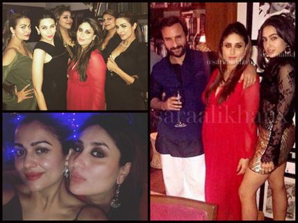 OH MY! Kareena Kapoor Khan Looks RED HOT At The Christmas Party; Spotted With Sara & Ibrahim [Pics]
