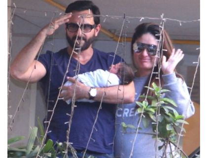 Unlike Aishwarya Rai & Rani, Kareena Kapoor Makes A Public Appearance With Her Newborn Baby Taimur