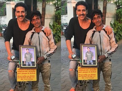 Crazy! Akshay Kumar’s Fan Cycles From Haridwar To Mumbai Just To Meet Him!