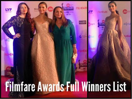 Filmfare Awards 2017: Full Winners List!
