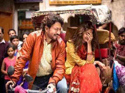Irrfan Khan And Saba Qamar Share A Cute Moment In This New Still From Hindi Medium!