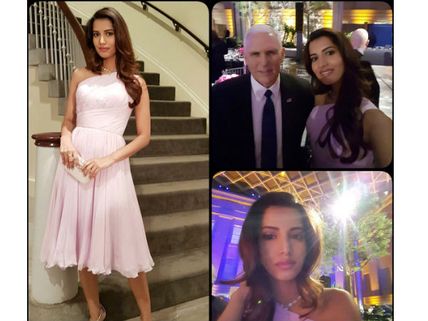 Manasvi Mamgai Attends Vice President Mike Pence' Dinner Event!