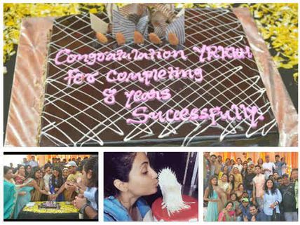 8 Years Of Yeh Rishta Kya Kehlata Hai: Hina Khan Receives Gift; YRKKH Team Celebrates