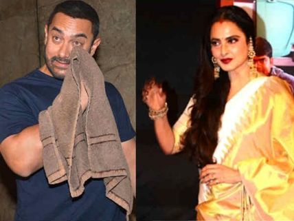 REALLY? Rekha Left Aamir Khan In Tears At The Dangal Success Bash