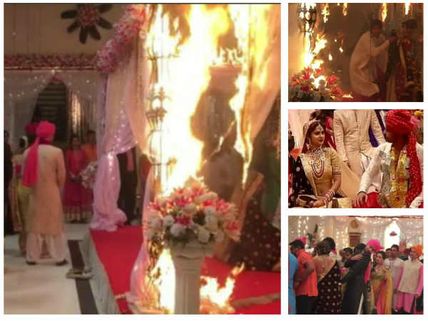 BREAKING! Watch: Fire On Beyhadh Sets; Kushal Tandon Jumps Out Of Mantap With Jennifer Winget (PICS)