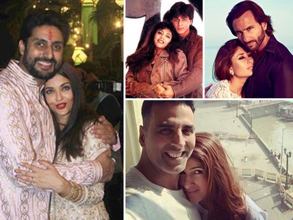 V-Day Special! From Aishwarya-Abhishek To SRK-Gauri, See The Most Romantic Pics Of B-town Couples!