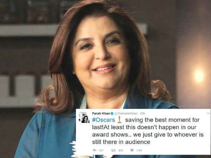 OOPS! Did Farah Khan Just Reveal The Truth Of Bollywood Award Shows With This Tweet?