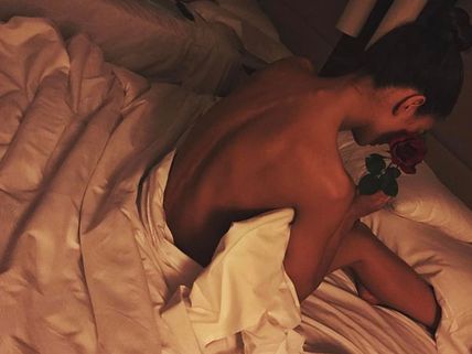 Oh Boy! Amy Jackson Shares A TOPLESS Picture On Valentine's Day