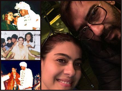 Kajol & Ajay Devgn Share A Romantic Click On Their 18th Anniversary; Also See Their Wedding Pictures