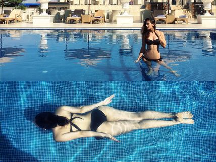 Bikini Diaries! Amyra Dastur Chills By The Pool In Colombo