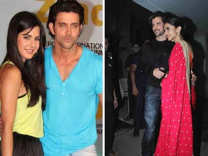  OH GOD! Katrina Kaif & Deepika Padukone Competing Again; This Time For Hrithik Roshan!