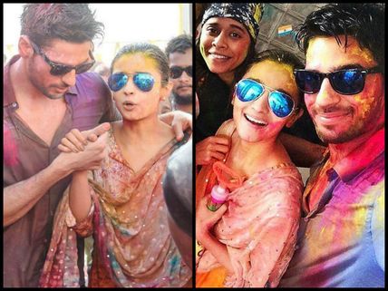 THEY’RE LOVE! Alia Bhatt & Sidharth Malhotra Spotted Playing Holi Together [Romantic Pictures]  