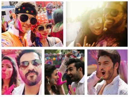 Here’s How Shabbir-Kanchi, Jasmin-Manu, Rohan-Kanchi & Other TV Stars Celebrated Holi