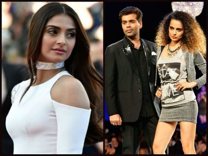 OMG! Sonam Kapoor Takes A Major Dig At Kangana Ranaut; Finds Her Fight With Karan Johar Entertaining
